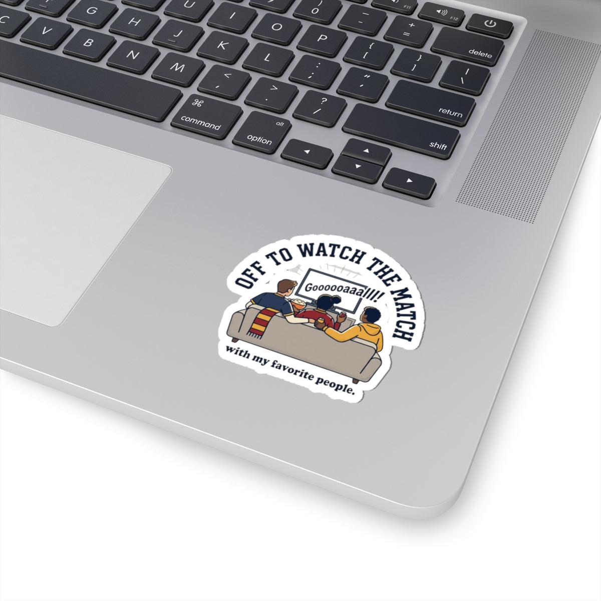 Off to Watch the Match Kiss-Cut Stickers | Soccer Watch Party, Country Colors