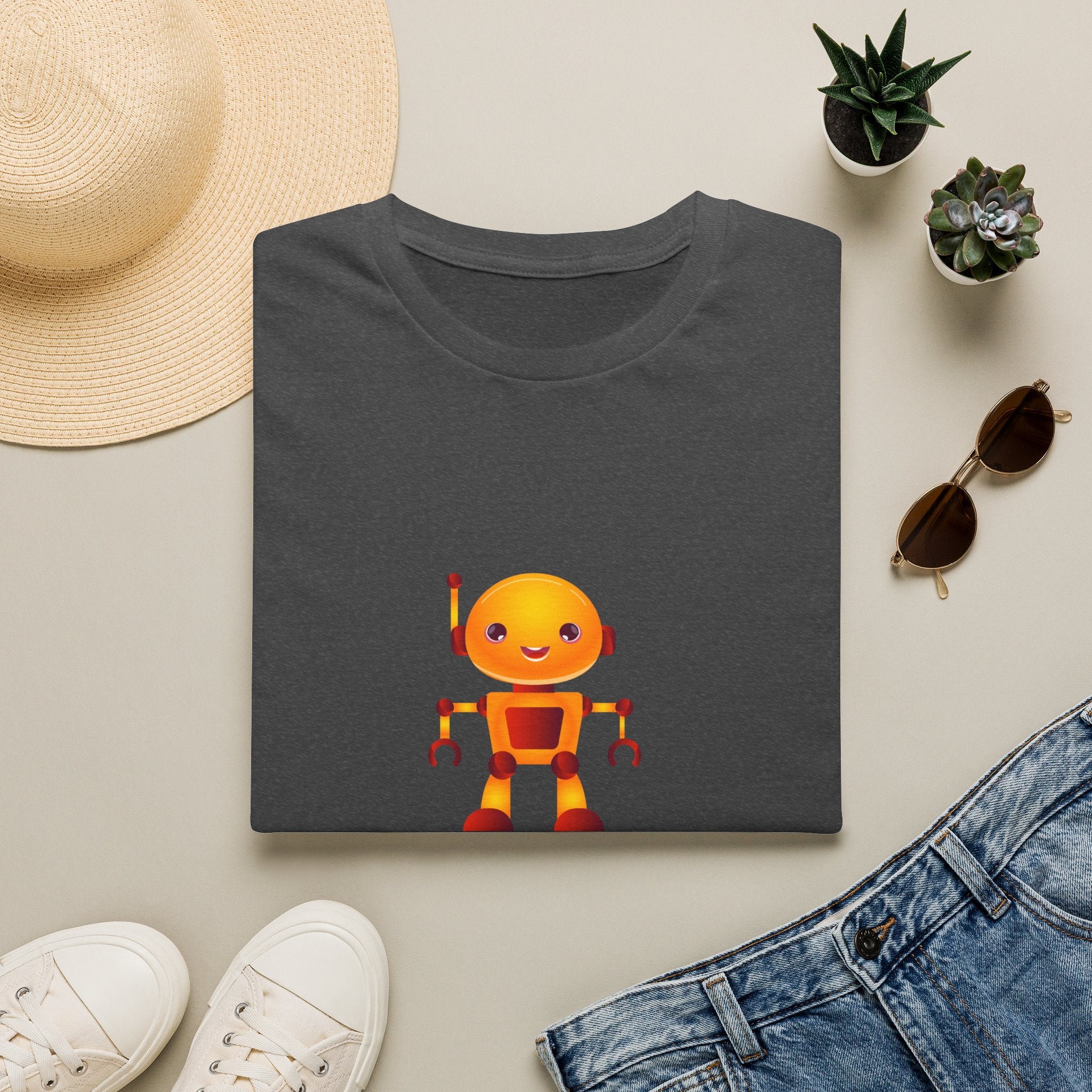 T-Shirt — Built Different Robot Graphic Tee