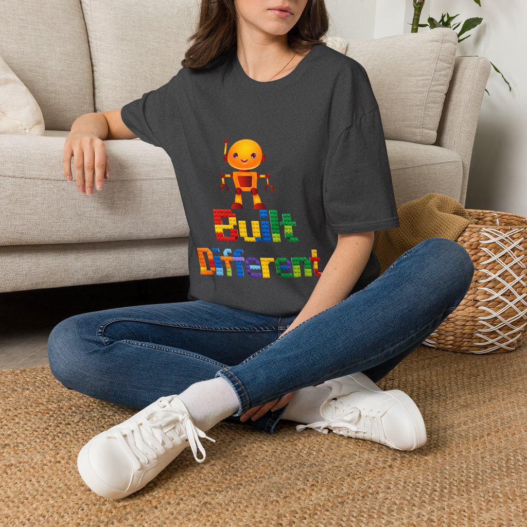 T-Shirt — Built Different Robot Graphic Tee