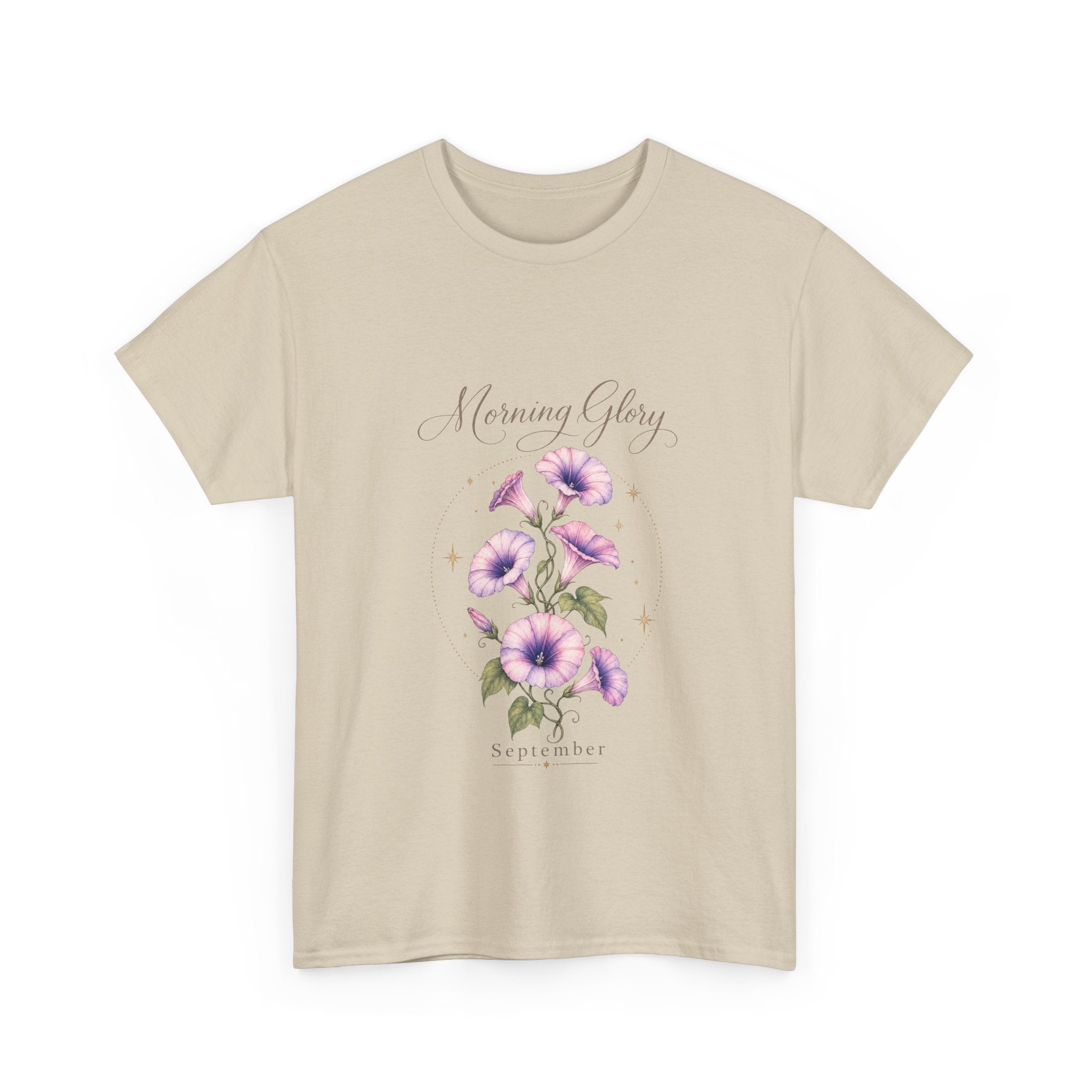 September Birth Flower Shirt – Morning Glory Floral Tee
