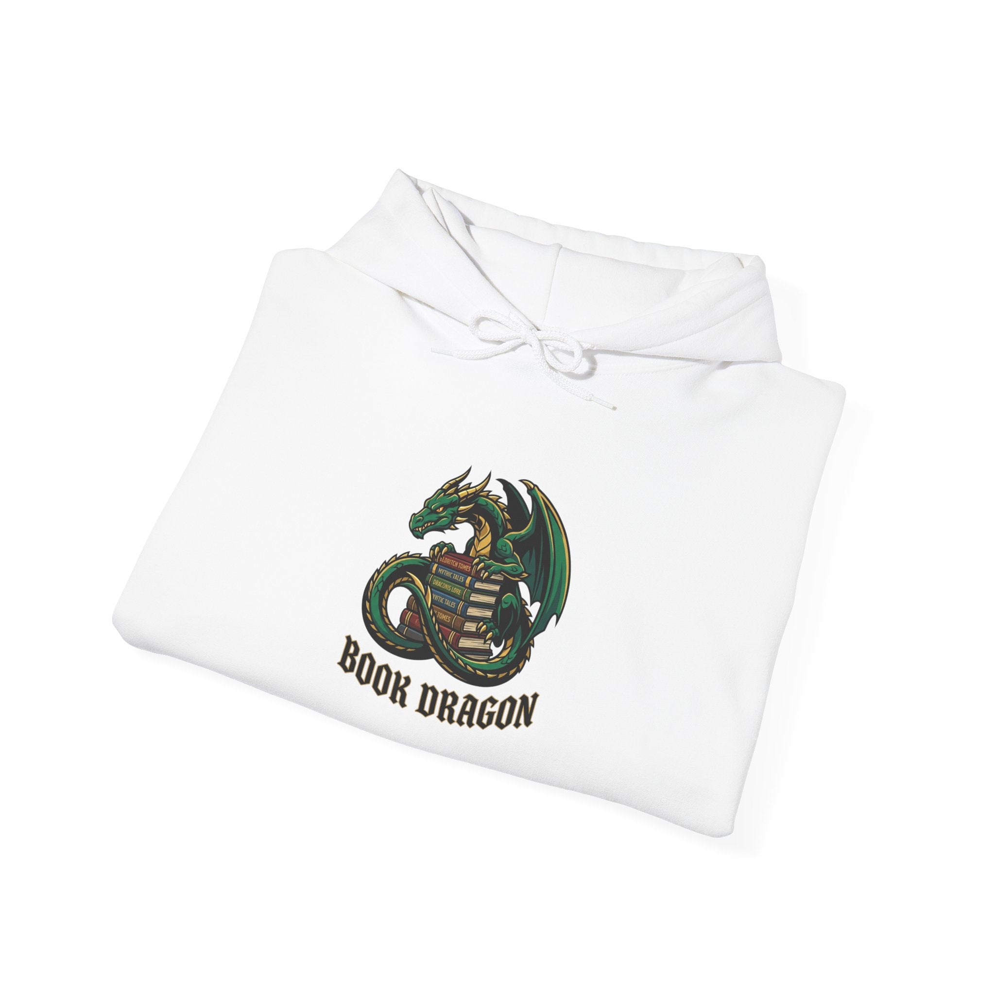 Book Dragon Hoodie | dragon, fantasy art, tattoo style