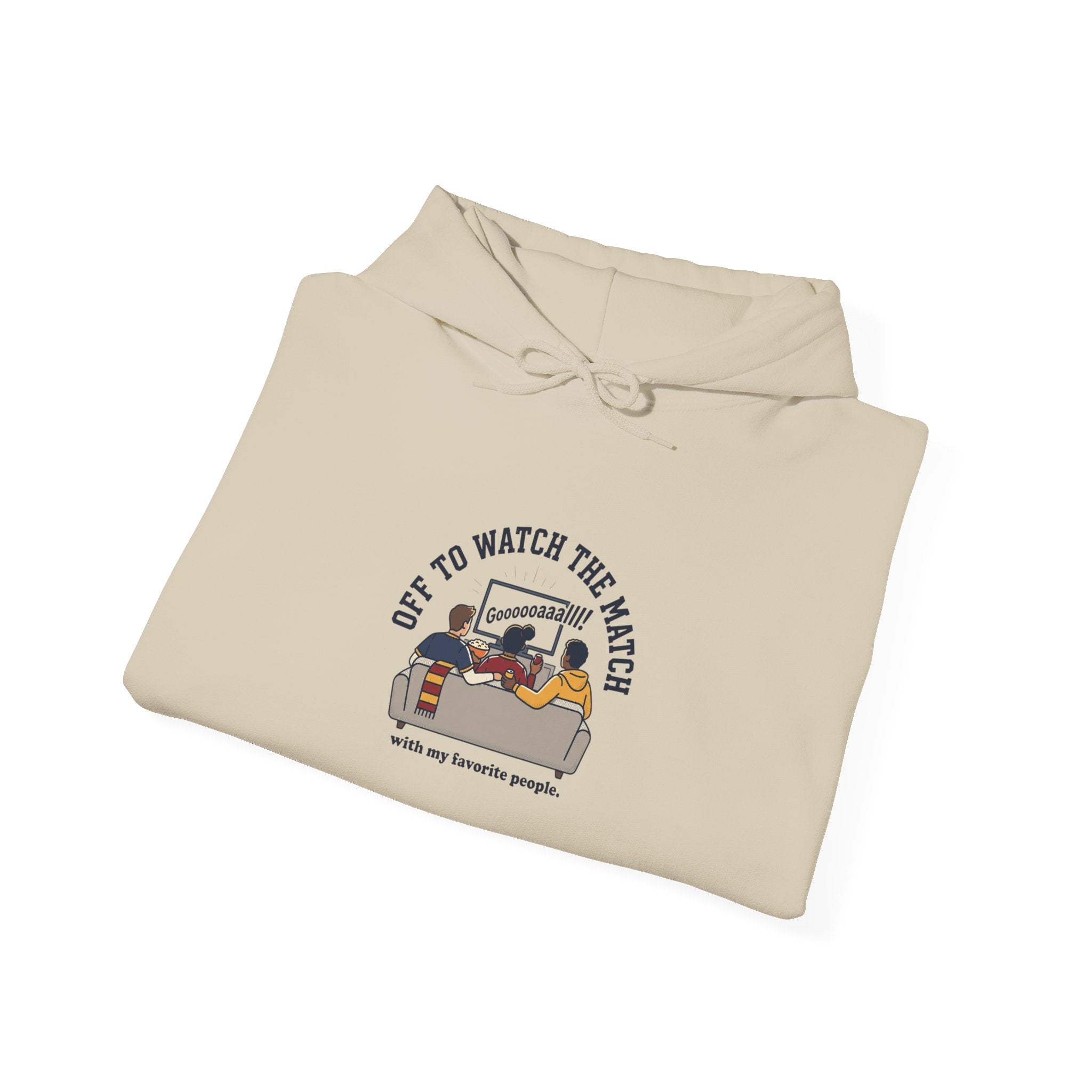 Off to Watch the Match Hoodie | soccer watch party, cozy hoodie