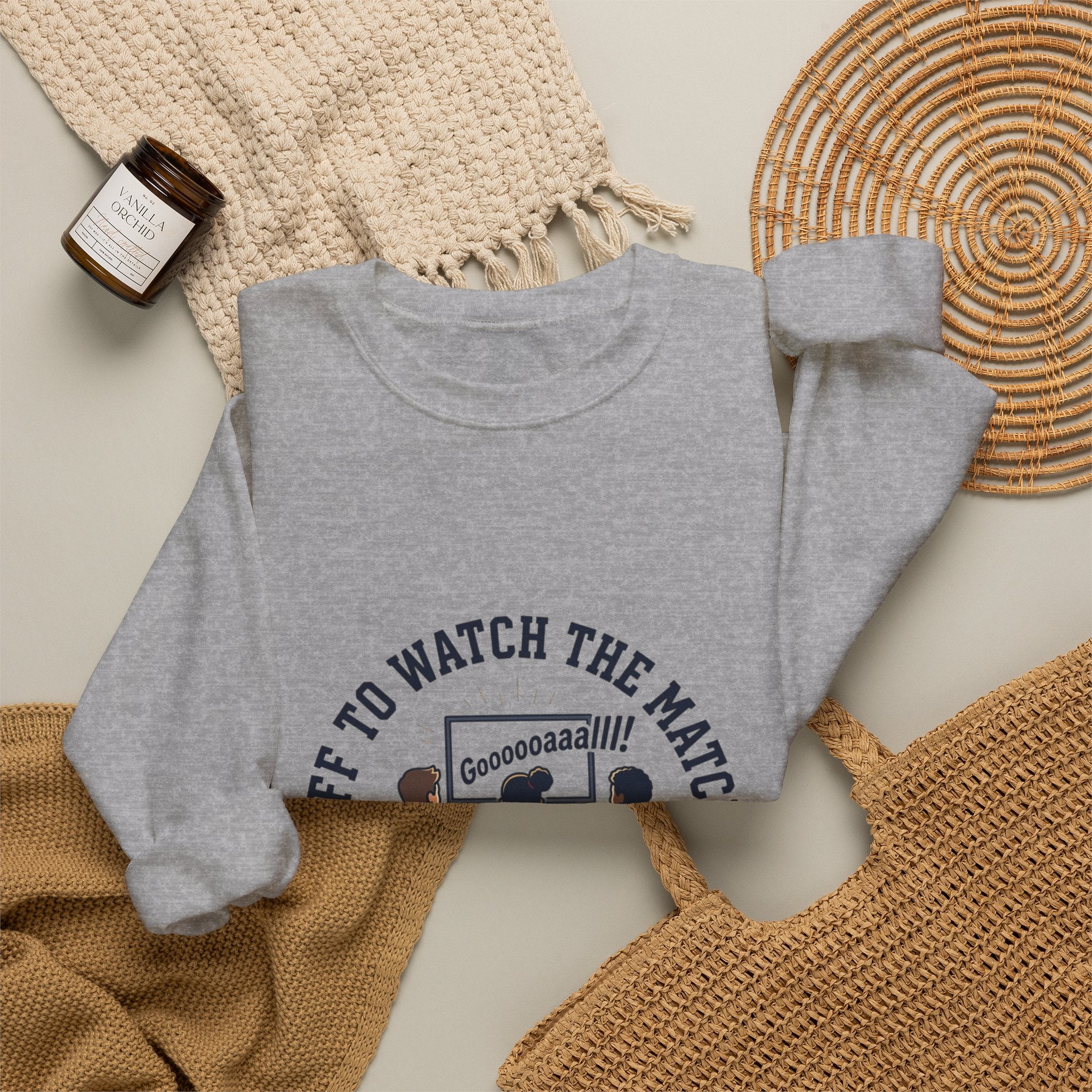 Off to Watch the Match Sweatshirt | soccer watch party, match-day outfit